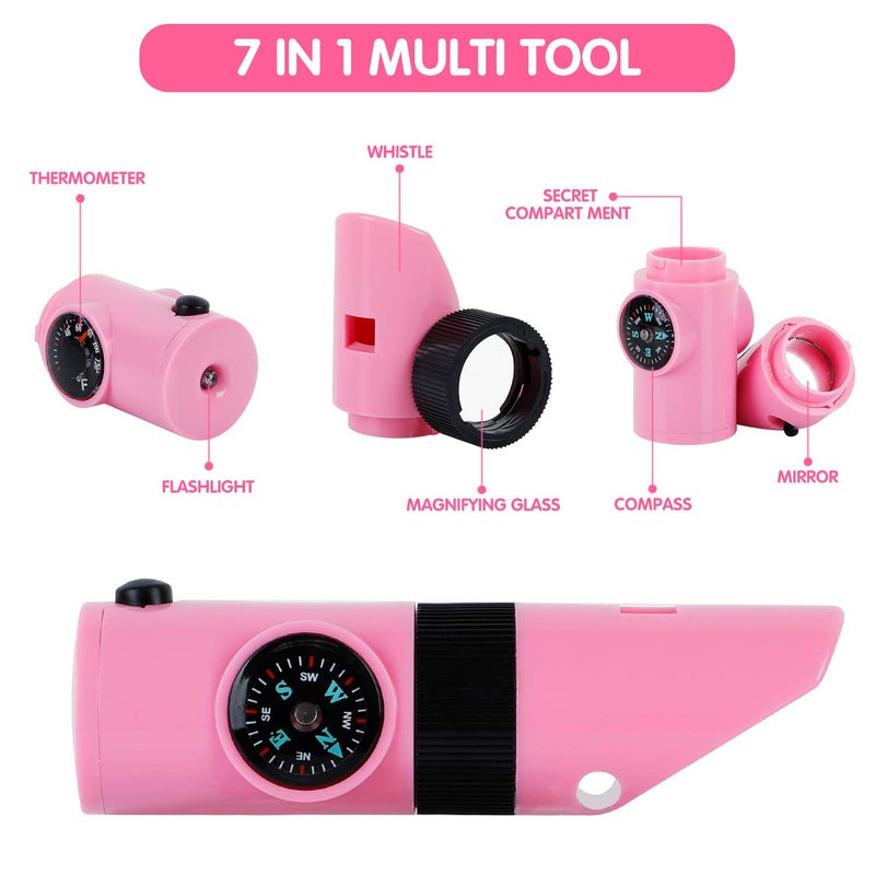INNOCHEER Toys for Girls Explorer Kit  Bug Catcher Kit for Kids  Birthday Gifts for Girls  Summer Toys for 3 4 5 6 7 8+ Year Old Girls  3 4 5 6 7 8+ Year Old Girl Birthday Gift Kids Outdoor Toys - Image 5